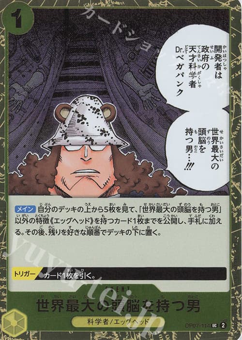 世界最大の頭脳を持つ男(ラメフォイル)
