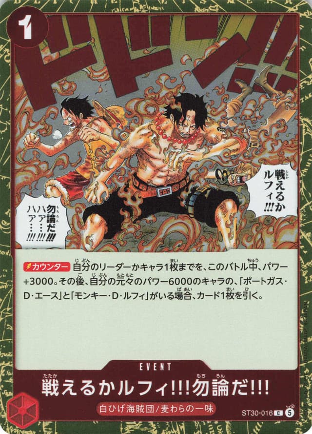 戦えるかルフィ!!!勿論だ!!!